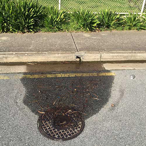 Leaking Metal Plate